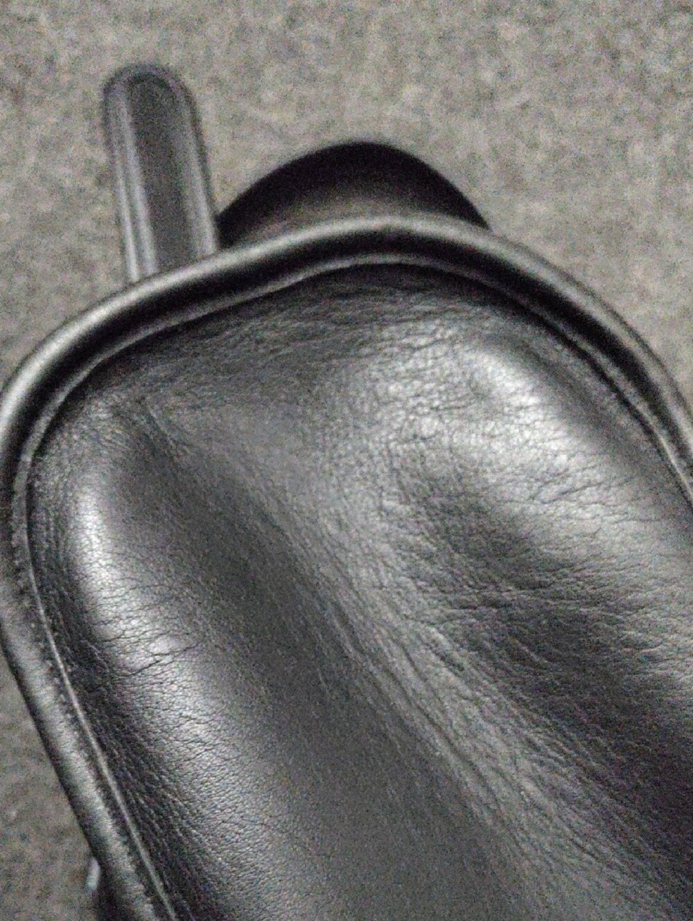 Coach Vintage "Lula Legacy" Black Leather Drawstring Shoulder Bag #9952 - Picture 5 of 9